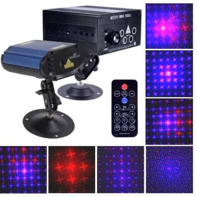 Лазерный проектор цветомузыка